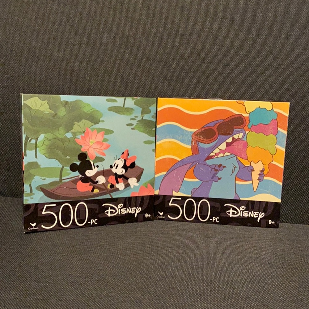 Disney Retro Puzzles Mickey Minnie Stitch